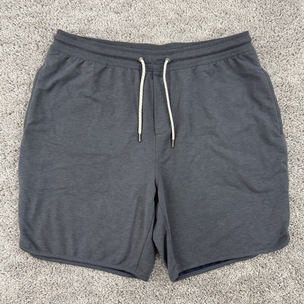 Vuori Austin DreamKnit Shorts Men's XL Gray Soft Performance Drawstrings V389